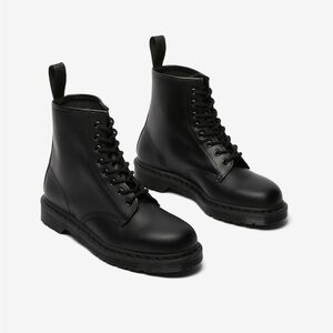 Dr Martens 1460 Mono Boots Black Leather